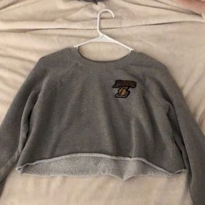 Lakers cropped sweater